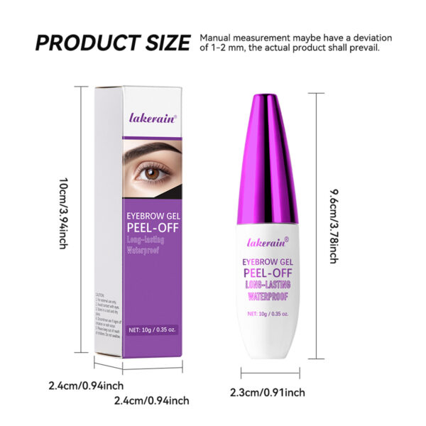 Waterproof And Sweat-proof Easy To Color Tear And Pull Eyebrow Cream - Image 5