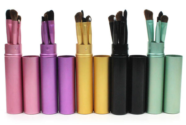 5pcs Travel Portable Mini Eye Makeup Brushes - Image 2
