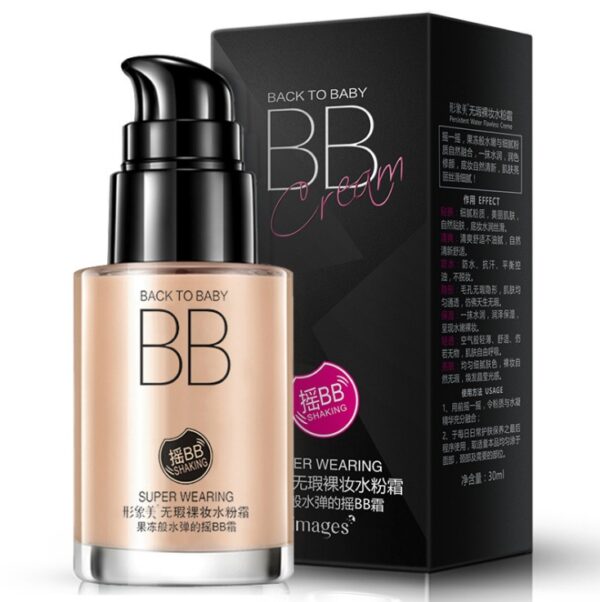 Clear and sleek hydrating cream nude makeup BB cream makeup concealer moisturizing BB cream - Image 3