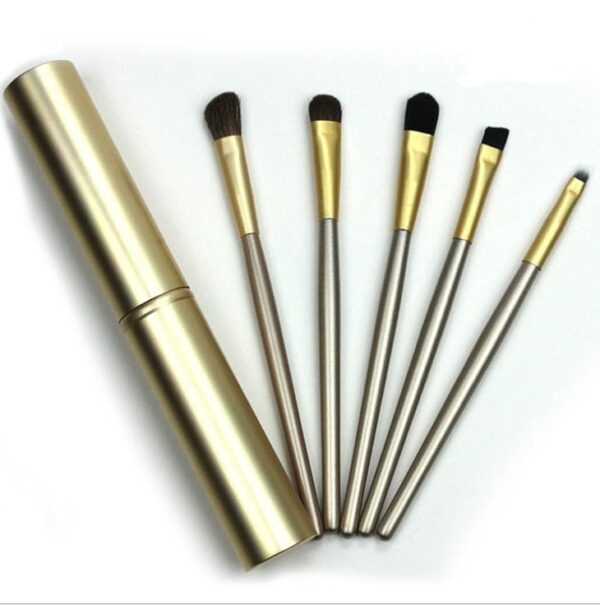 5pcs Travel Portable Mini Eye Makeup Brushes - Image 9