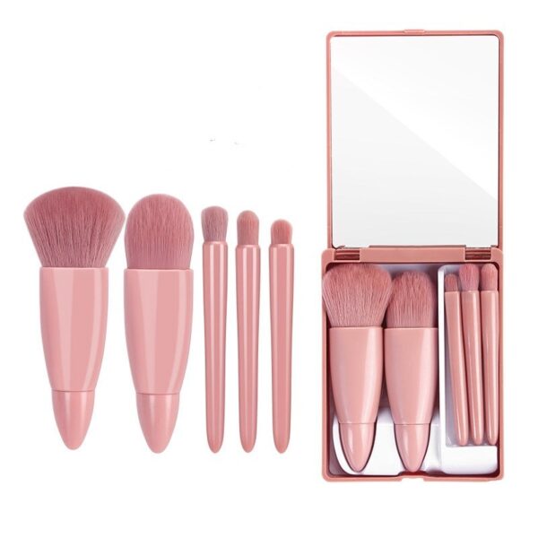 5Pcs Makeup Brushes Tool Set Cosmetic Powder Eye Shadow Foundation Blush Blending Make Up Brush - Image 3