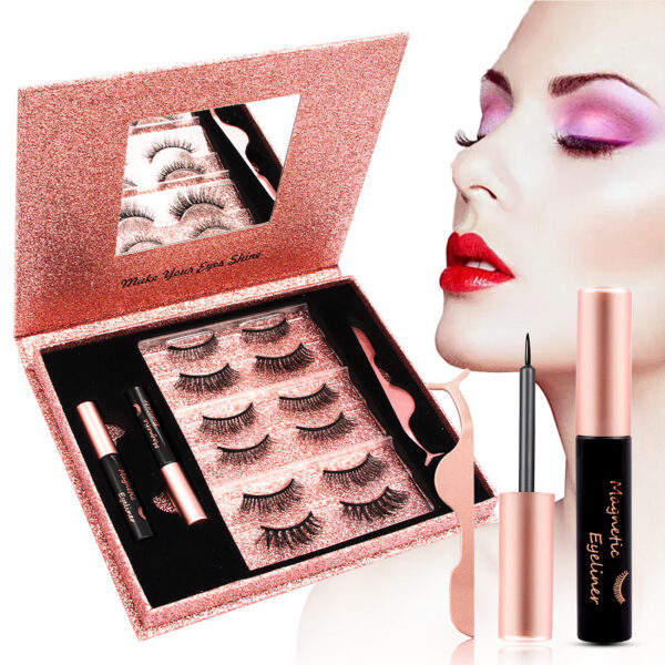 No Glue Waterproof Magnetic Lashes Eyeliner Magnetic Kit - Image 6