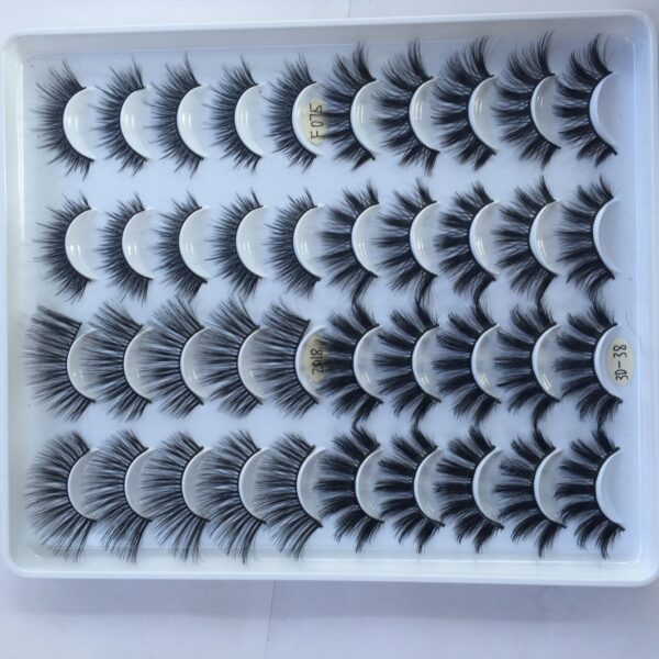 20 Pairs Of False Eyelashes Three-dimensional Multi-layer Mixed Eyelashes - Image 3