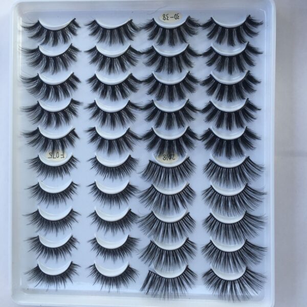 20 Pairs Of False Eyelashes Three-dimensional Multi-layer Mixed Eyelashes - Image 2
