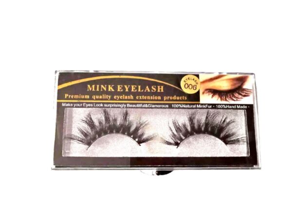 3D mink hair false eyelashes natural thick European and American wholesale handmade eyelashes - Image 4