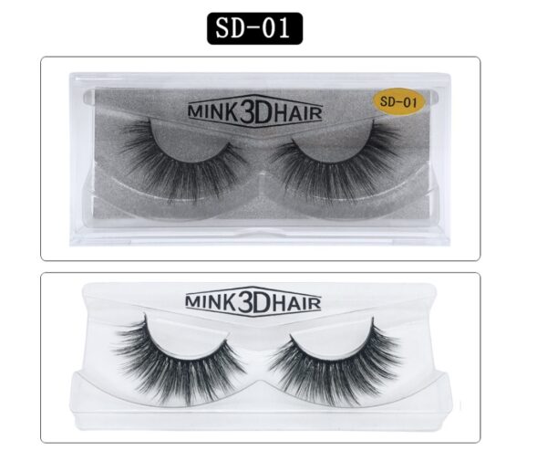 SD exaggerated mink eyelashes 3D stereo 25 dense false eyelashes - Image 6
