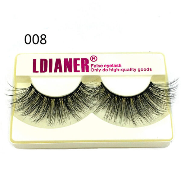 Mink Eyelashes 25mm Wispy Fluffy Fake Lashes - Image 4