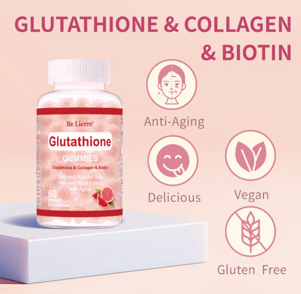 Glutathione Collagen Gummies Grapefruit Flavor - Image 4