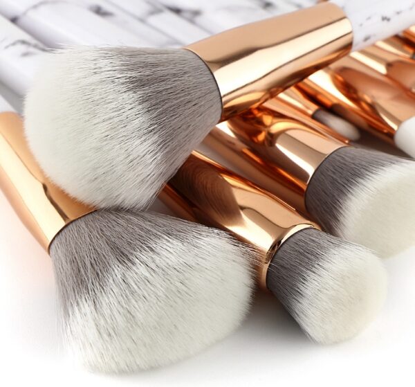 11 sets of marble makeup brush with makeup brush beauty makeup kit 11 makeup brush sets - Image 3