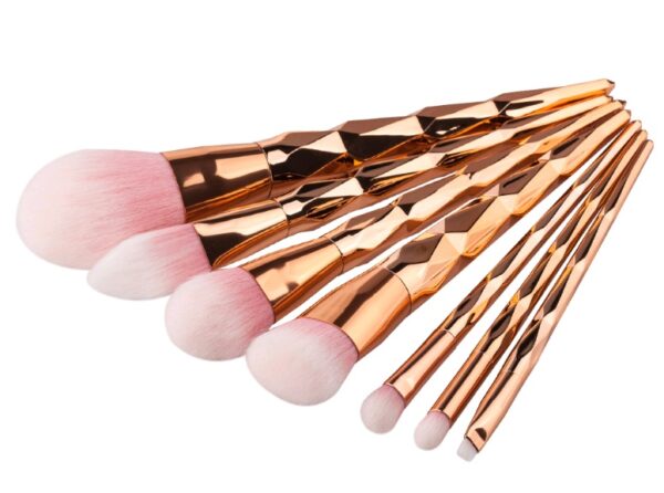 7 makeup brushes, makeup tools, diamond makeup brush foundation brush - Image 8