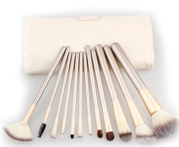 Spot Detonating 121824, White Make-up, White Make-up Brush, 24 Make-up And Brush Suits For Portable Beauty And Makeup Tools - Image 5