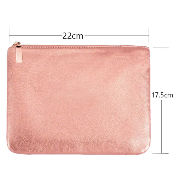 15 Makeup Brush With Bag  Rose Gold Makeup Brush Multi-function Makeup Tool Set - Image 3