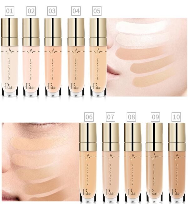 Pudaier foundation Professional Moisturizer Face Base MakeUp Long Lasting Convenient Concealer Makeup Cosmetic Concealer - Image 4