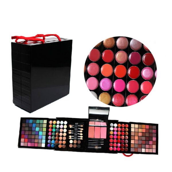A Foreign Trade On Behalf Of Explosion Deluxe 177 Color Eye Shadow  Bronzing Plate Combination Makeup Set White Optional - Image 3
