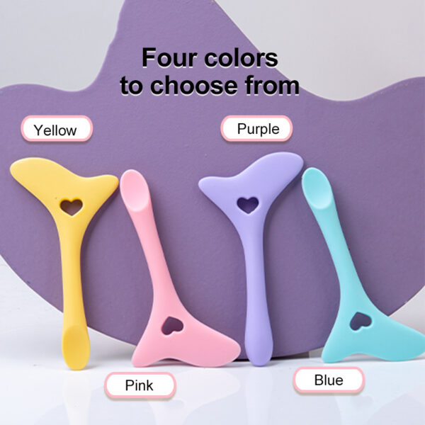 Silicone Eyeliner Stencil Wing Tip Mascara Drawing Lipstick Aid Face Cream Applicator For Beginners Makeup Tool Eyeliner Stencils Silicone Winged Tip Eyeliner Aid Eyebrow Pencil Stencil Reusable - Image 5