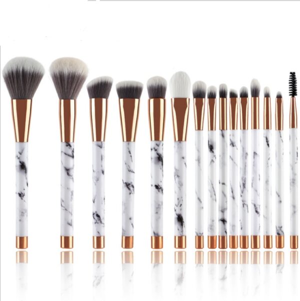 11 sets of marble makeup brush with makeup brush beauty makeup kit 11 makeup brush sets - Image 5
