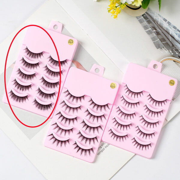 5 Pairs Manga Lashes New Arrival Anime Cosplay Natural Wispy  Korean Makeup Artificial False Eyelashes - Image 10