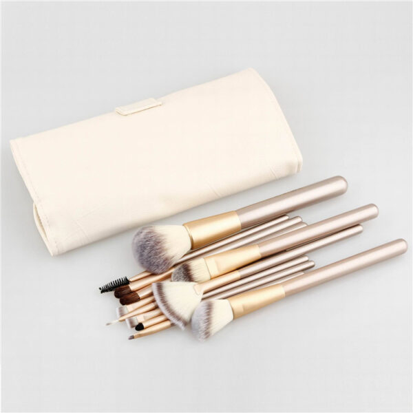 Spot Detonating 121824, White Make-up, White Make-up Brush, 24 Make-up And Brush Suits For Portable Beauty And Makeup Tools - Image 2