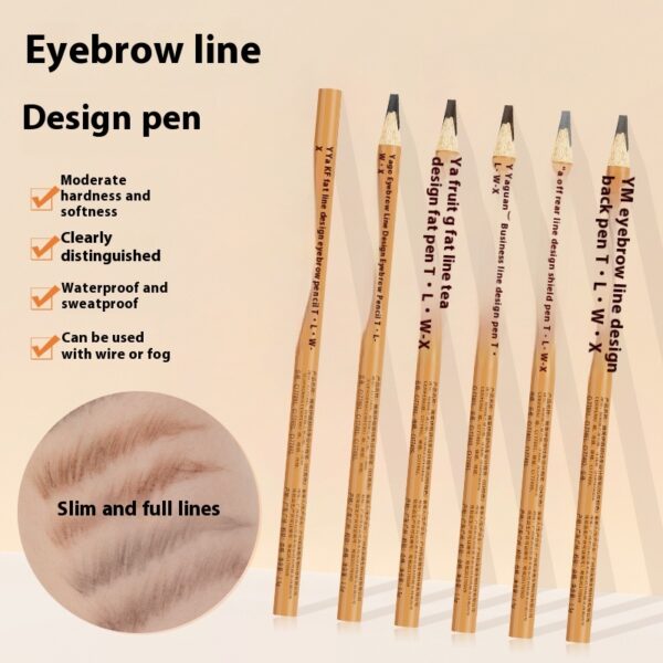Positioning Eyebrow Pencil Eyebrow Line Design Pen Waterproof Anti-hemp Tattoo Embroidery For Teachers - Image 2