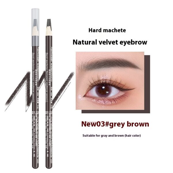 Hard Core Waterproof Natural Not Smudge Eyebrow Pencil - Image 5