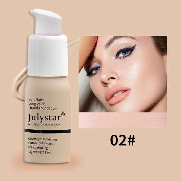 Waterproof Lasting Non Take Off Makeup Concealer Liquid Foundation Beauty Makeup - Image 8