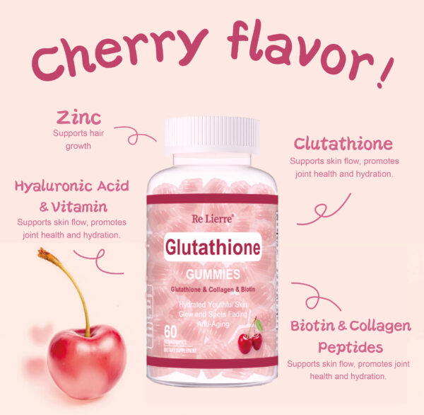 Glutathione Collagen Gummies  Cherry - Image 5