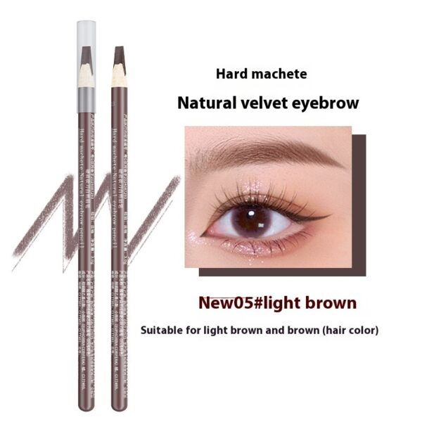 Hard Core Waterproof Natural Not Smudge Eyebrow Pencil - Image 7