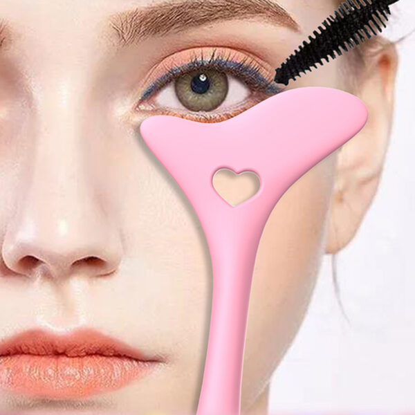 Silicone Eyeliner Stencil Wing Tip Mascara Drawing Lipstick Aid Face Cream Applicator For Beginners Makeup Tool Eyeliner Stencils Silicone Winged Tip Eyeliner Aid Eyebrow Pencil Stencil Reusable - Image 6