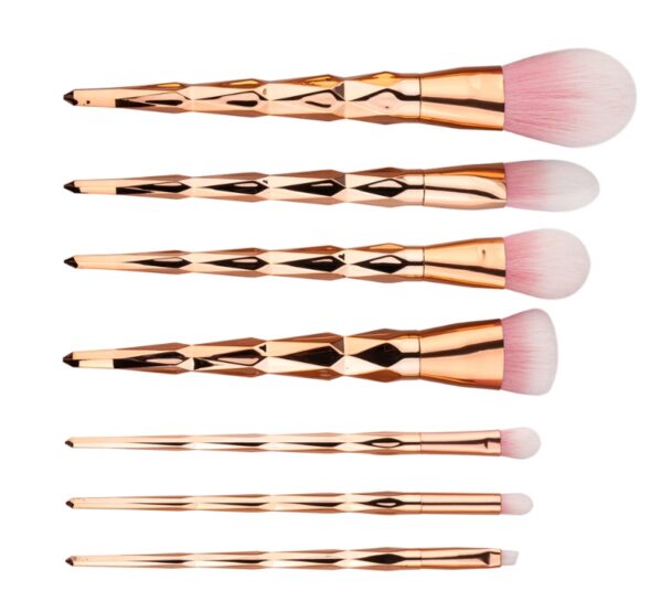 7 makeup brushes, makeup tools, diamond makeup brush foundation brush - Image 4