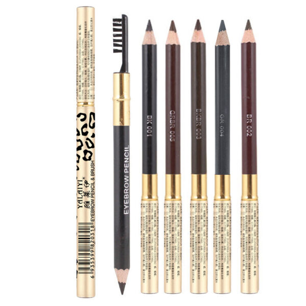 Yalaiyi Eyebrow Pencil Leopard Print Eyebrow Pencil Kuaishou And Douyin Live Broadcast Hot Selling Waterproof Distinct Look Wild Eyebrow Pencil - Image 5