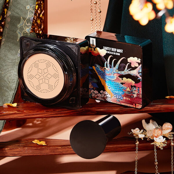 Elk Makeup Nine-piece Set Makeup Powder Air Cushion BB Cream Lipstick Affordable Makeup Set - Image 3