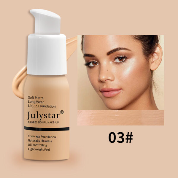 Waterproof Lasting Non Take Off Makeup Concealer Liquid Foundation Beauty Makeup - Image 7