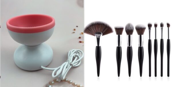 Portable USB Makeup Brush Cleaner Machine Electric Cosmetic Brush Cleaning Washing Tools Automatic Clean Makeup Brushes - Image 10