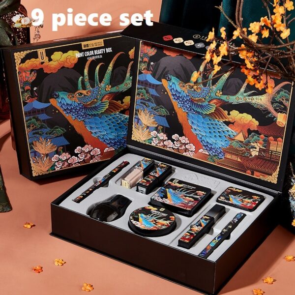 Elk Makeup Nine-piece Set Makeup Powder Air Cushion BB Cream Lipstick Affordable Makeup Set - Image 8